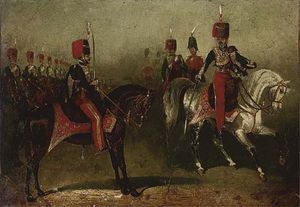 11th Hussars On Parade