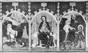 Madonna And Child With Saints George And Martin