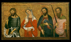 Saint John The Baptist, Saint Mary Magdalene, Saint James The Less And Saint Paul