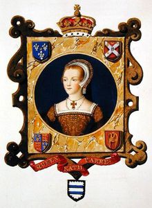 Portrait Of Katherine Parr 6th Queen Of Henry Viii As A Young Woman From 'memoirs Of The C