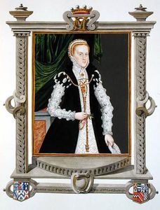 Portrait Of Mildred Cooke, Lady Burghley From 'memoirs Of The Court Of Queen Elizabeth
