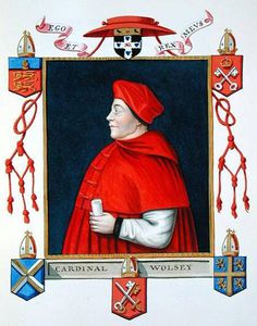 Portrait Of Thomas Wolsey Cardinal And Statesman From 'memoirs Of The Court Of Queen E