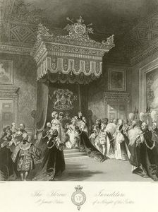 Investiture Of A Knight Of The Garter