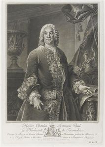 Portrait Of Charles Francois Paul Le Normant De Tournehem