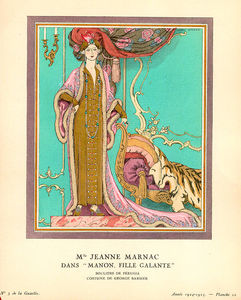 Georges Barbier - Mlle. Jeanne Marnac