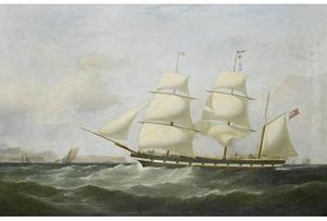 The Barque Walter Morrice Calling For A Pilot Off Point Lynas