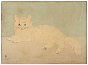 Léonard Tsugouharu Foujita - White Cat