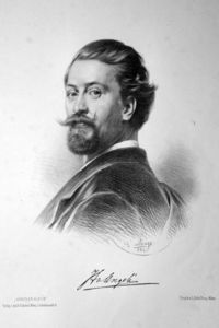 Painter Lithograph By Adolf Dauthage