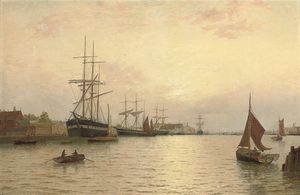 Timber Ships Off Yarmouth