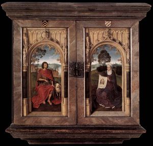 Triptych of Jan Floreins (detail 2) - (reverse)