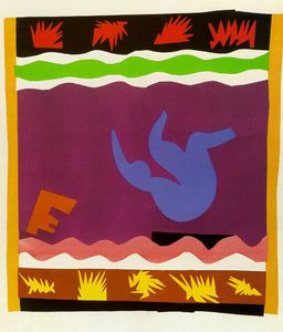 Henri Matisse - Jazz - The Toboggan - paper cut-outs -