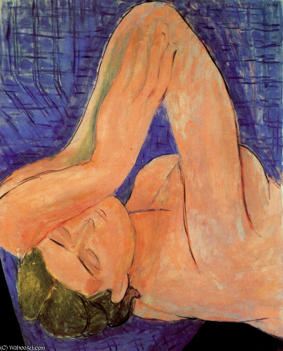 Уникальная картина Анри Матисса с изображением покоящейся женской фигуры