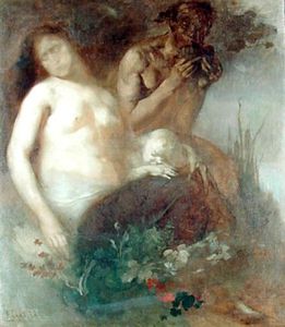 Nymph And Satyr