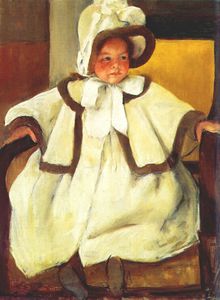 Mary Stevenson Cassatt - ellen mary cassatt in a white coat