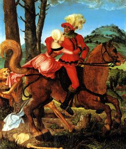 Hans Baldung - The Knight, the Young Girl, and Death
