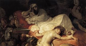 Eugène Delacroix - The Death of Sardanapalus d2