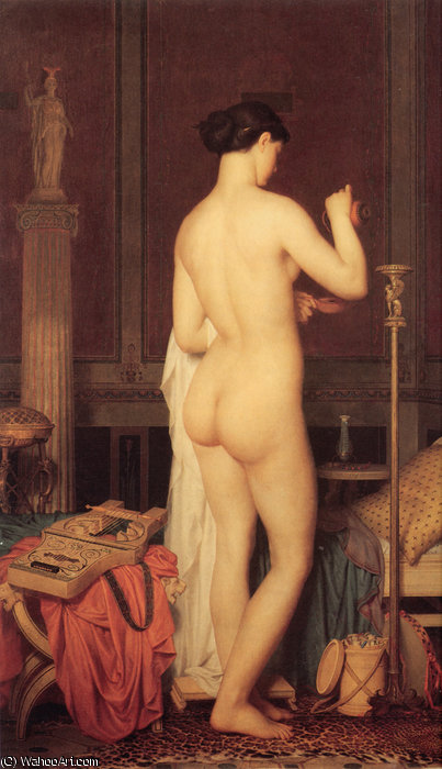 Wikioo.org - The Encyclopedia of Fine Arts - Painting, Artwork by Charles Gabriel Gleyre - Le Coucher de Sappho
