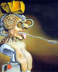 Dalí portrait of picasso,1947,