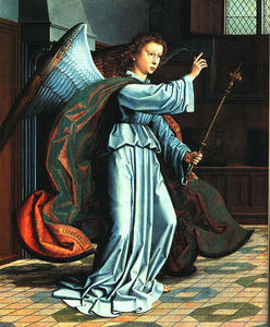 The Angel of the Annunciation, originally part of a