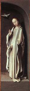 The Virgin of the Annunciation, originally outer-ri