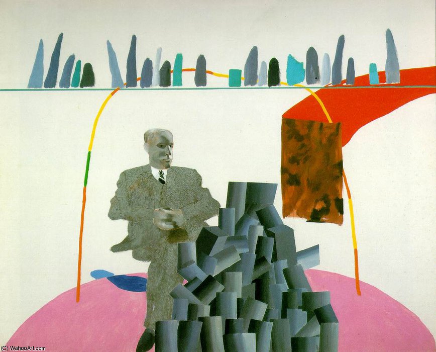 Wikioo.org - The Encyclopedia of Fine Arts - Painting, Artwork by David Hockney - Artistic devices