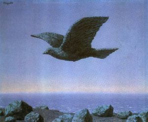 Rene Magritte - The idol,1965, private