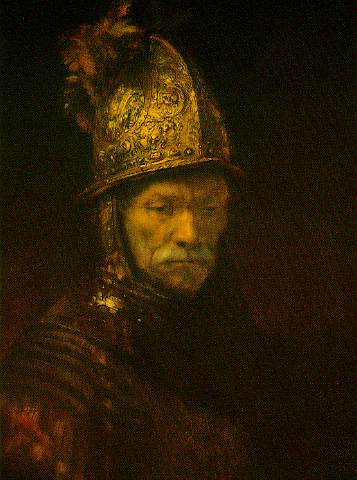 WikiOO.org - Encyclopedia of Fine Arts - Lukisan, Artwork Rembrandt Van Rijn - The man with the golden helmet ca Gemäldegal