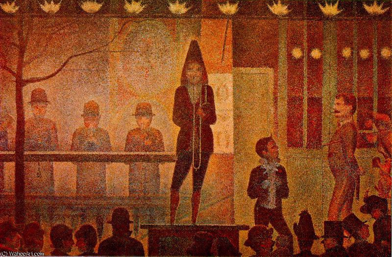 Wikioo.org – L'Enciclopedia delle Belle Arti - Pittura, Opere di Georges Pierre Seurat - Parade de circo glaciale , Metropolitane