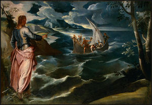 Christ at the sea of galilee, c. ngw