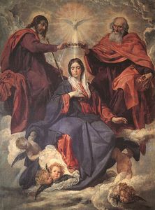 The Coronation of the Virgin, oil on canv