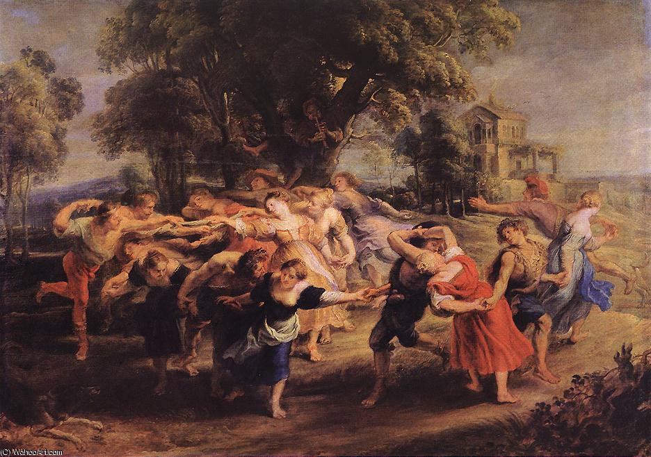 Wikioo.org - The Encyclopedia of Fine Arts - Painting, Artwork by Peter Paul Rubens - Dance of the Peasants