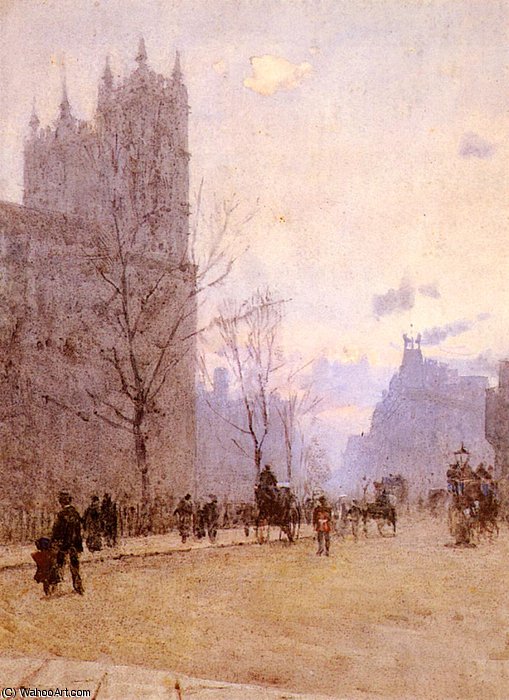 Wikioo.org - The Encyclopedia of Fine Arts - Painting, Artwork by Rose Maynard Barton - Westminster abbey