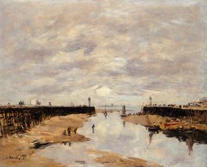 The jettys, low tide, trouville