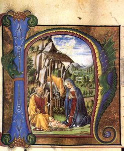 other - Nativity (in an Antiphonary)