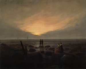 Caspar David Friedrich - by the Sea