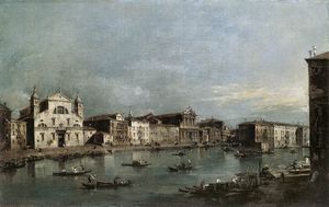 The Grand Canal with Santa Lucia and the Scalzi