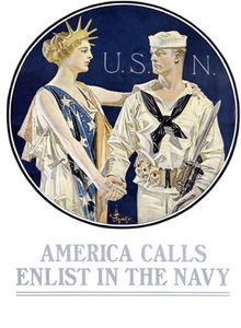 america callsenlist in the navy - (9954654)
