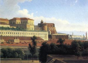The Palazzo Reale and the Harbor - Naples