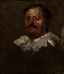 Head of a bearded Man wearing a Falling Ruff