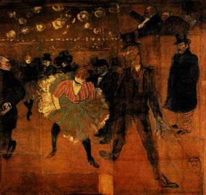 Dance in the Moulin Rouge, the Goulue and Valentin him Desossé