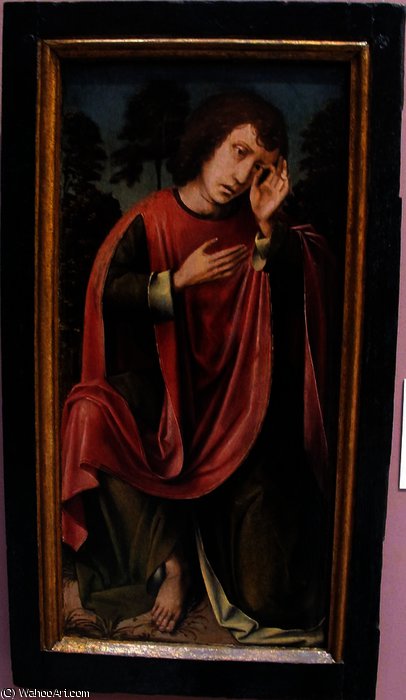 Wikioo.org - The Encyclopedia of Fine Arts - Painting, Artwork by Colijn De Coter (Colyn Van Brusele) - Scuola), s. giovanni ai piedi della croce