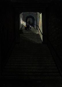 The ancient staircase, windsor castle