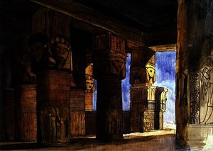 Temple of Denderah, Upper Egypt on