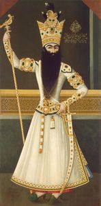 Portrait of Fath Ali Shah Standing - QLVR - (1107)