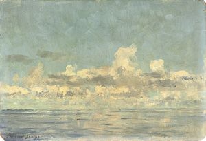 Edward Seago - Sea and Cloud (study)