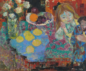 Child with Puppet, (1963)