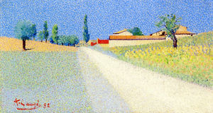 Road in Champagne, (1898)