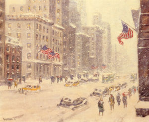 Winter's day, fifth avenue