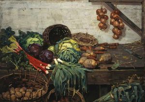 The vegetable stall