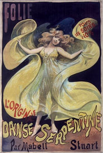 Poster Folie Bergère Danse de la serpentine